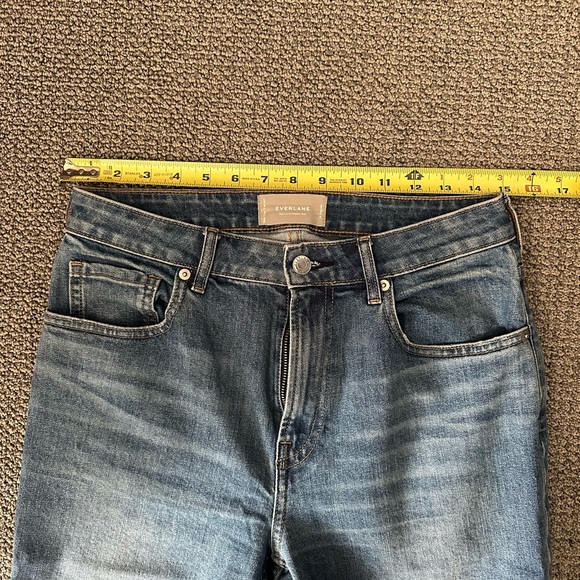 Everlane High Rise Denim Jeans - Classic Blue - Picture 3 of 6